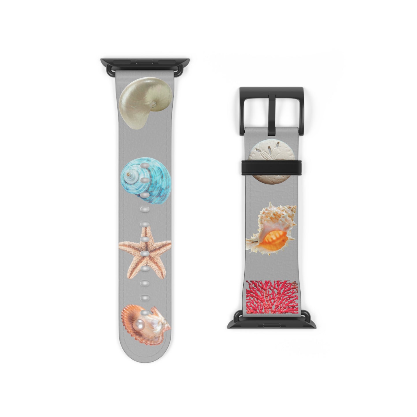 Apple Watch Band - Real Seashell Collection, lt.grey