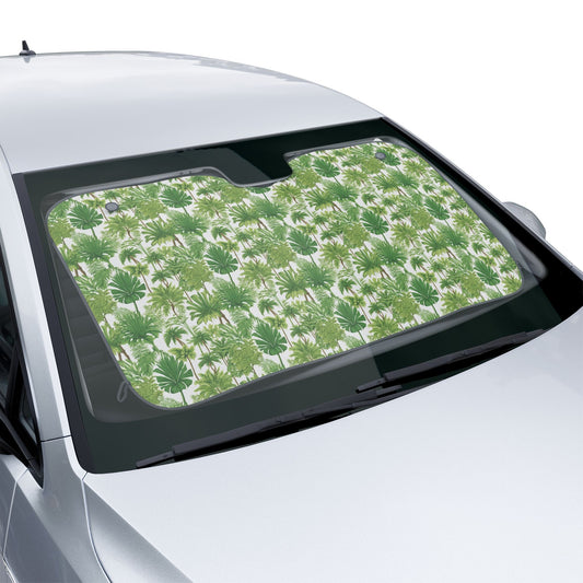 Tropical Car Sun Shades / Fantasy Palm Grove