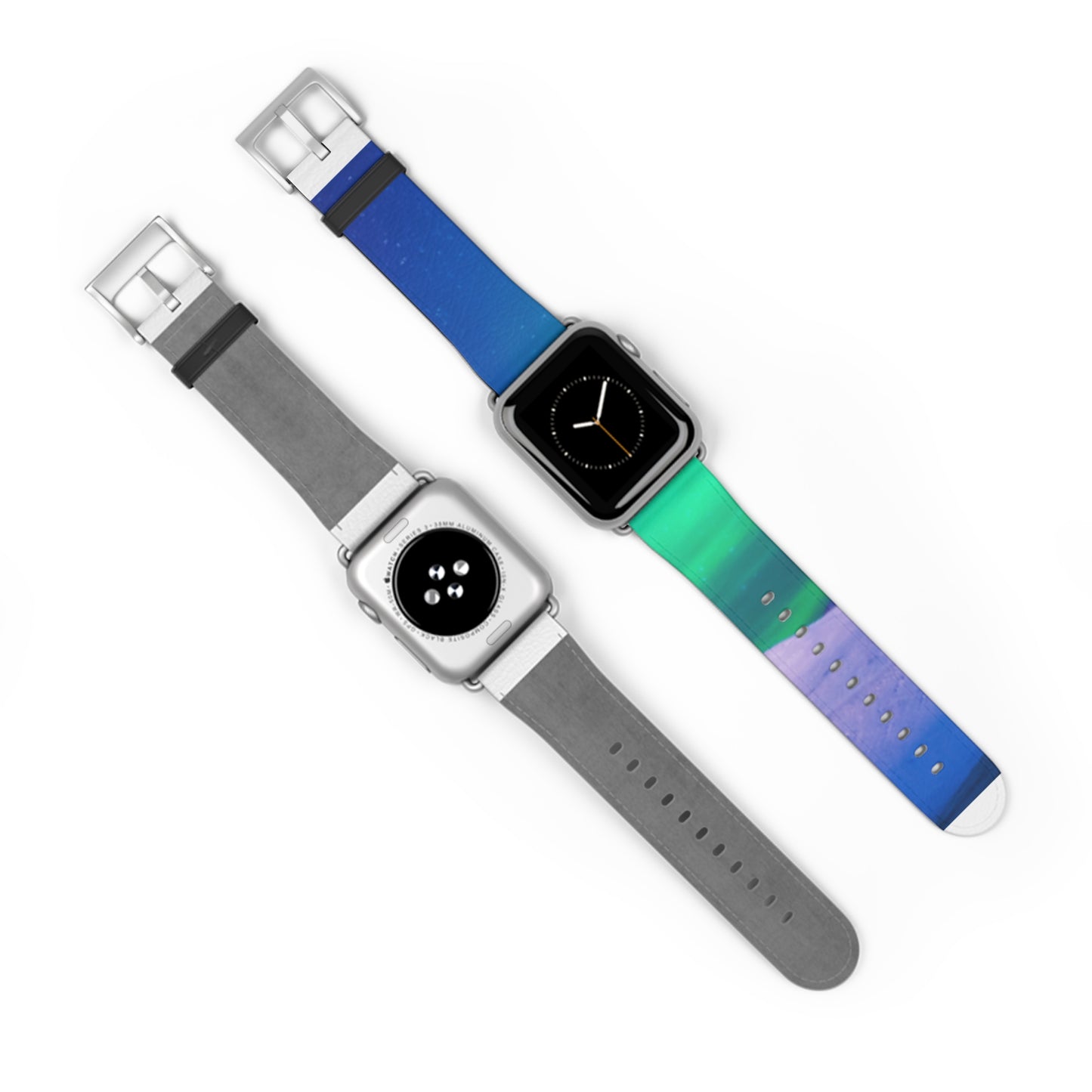 Apple Watch Band - Cold Ocean Lights, Peacock