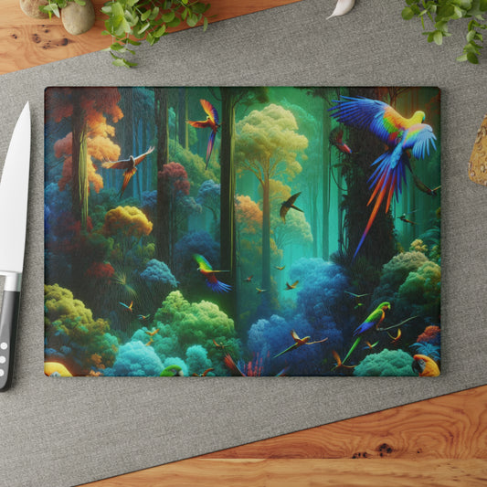 Glass Cutting Board, 2 sizes - Flight School