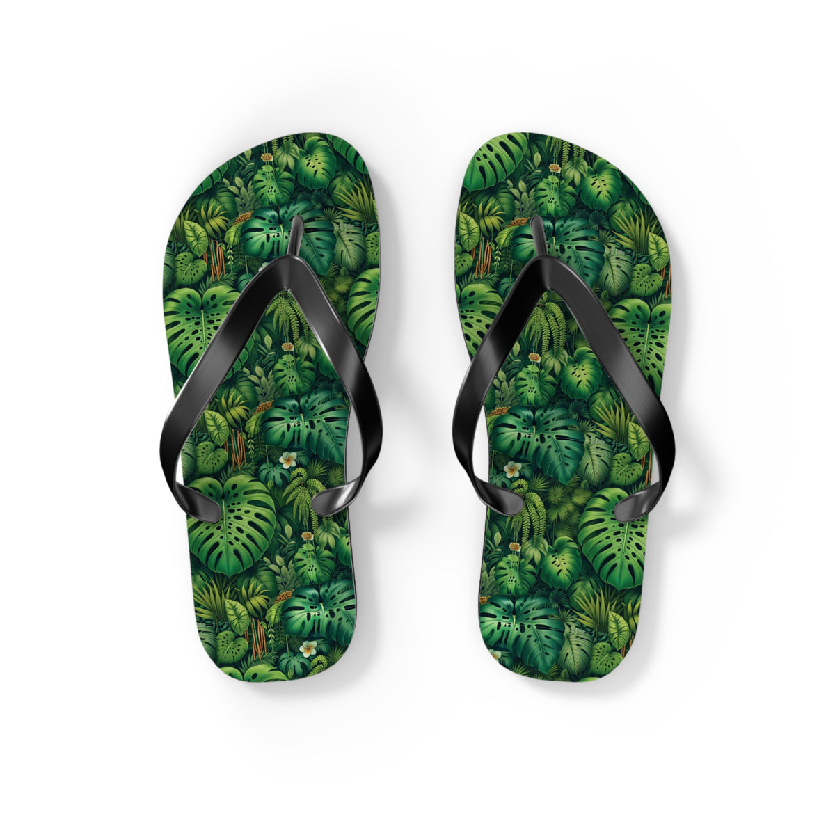 Flip Flops - Rainforest Greenery