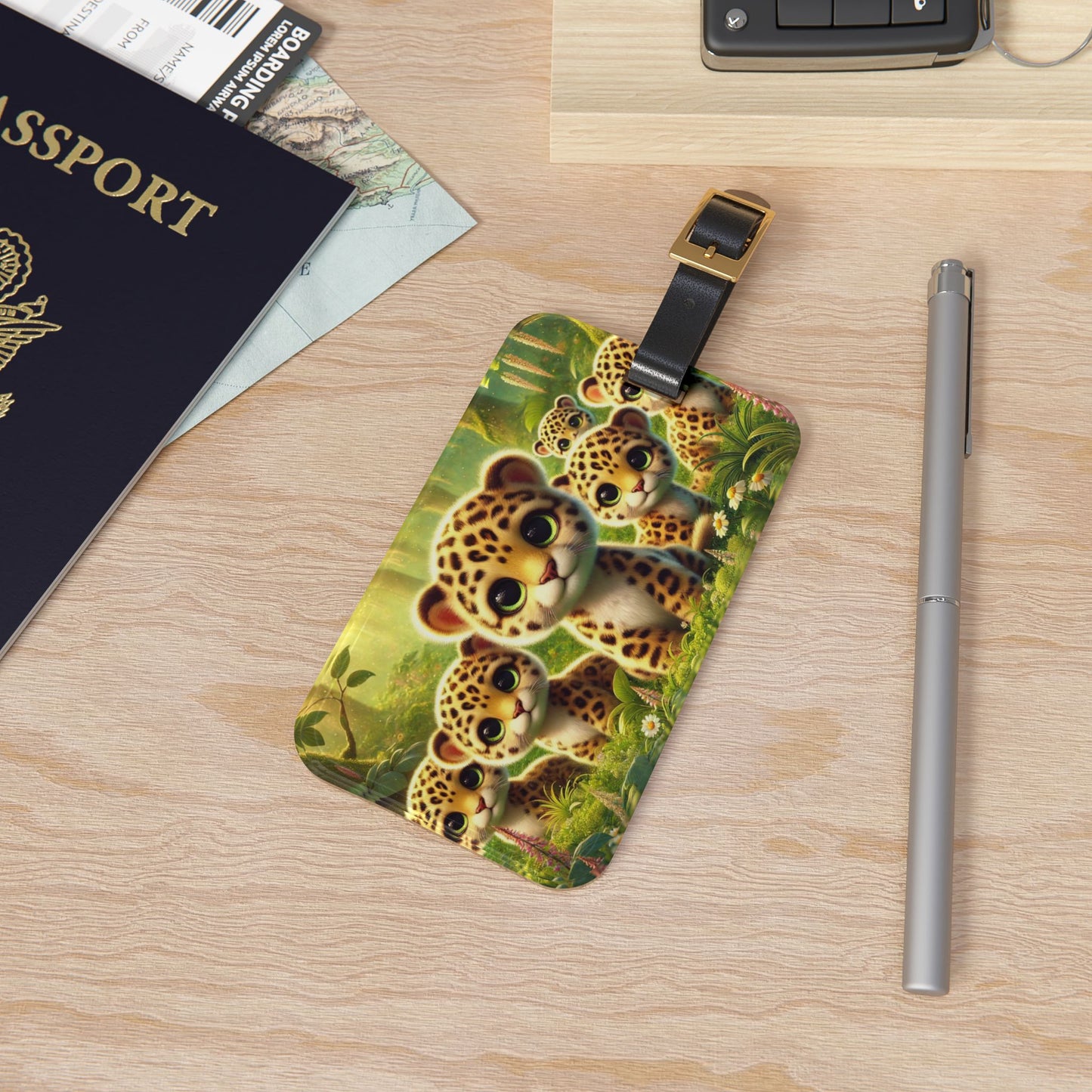 Luggage Tag - Baby Jaguar Party