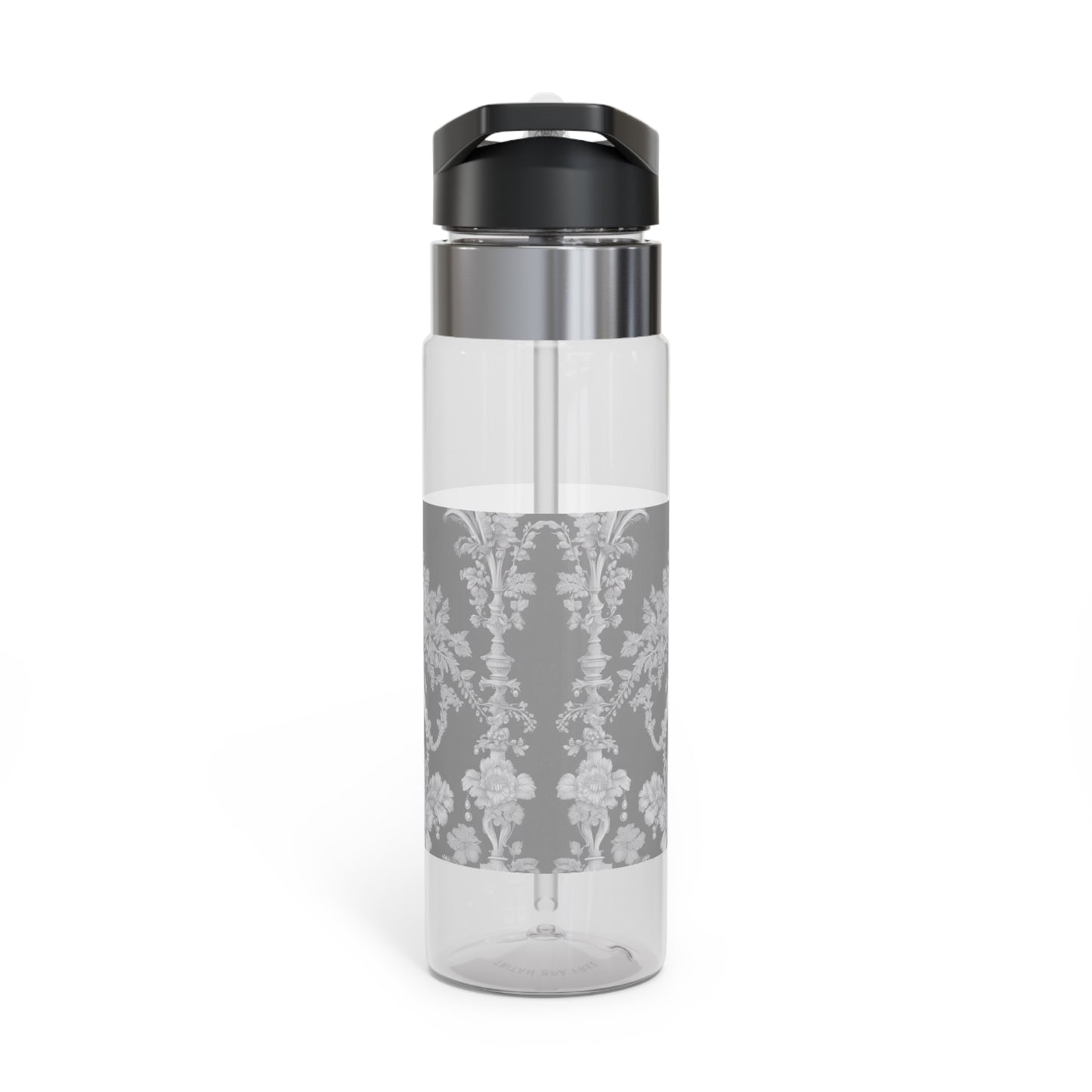 Tropical 20oz Tritan Sport Water Bottle -  Leakproof, Lightweight, BPA-Free / Pearl Lady Toile, Slate