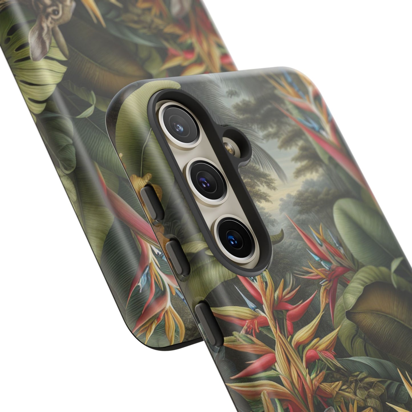 Rainforest Rabbit Outing Phone Case - Tough Cases with Summer Vibe