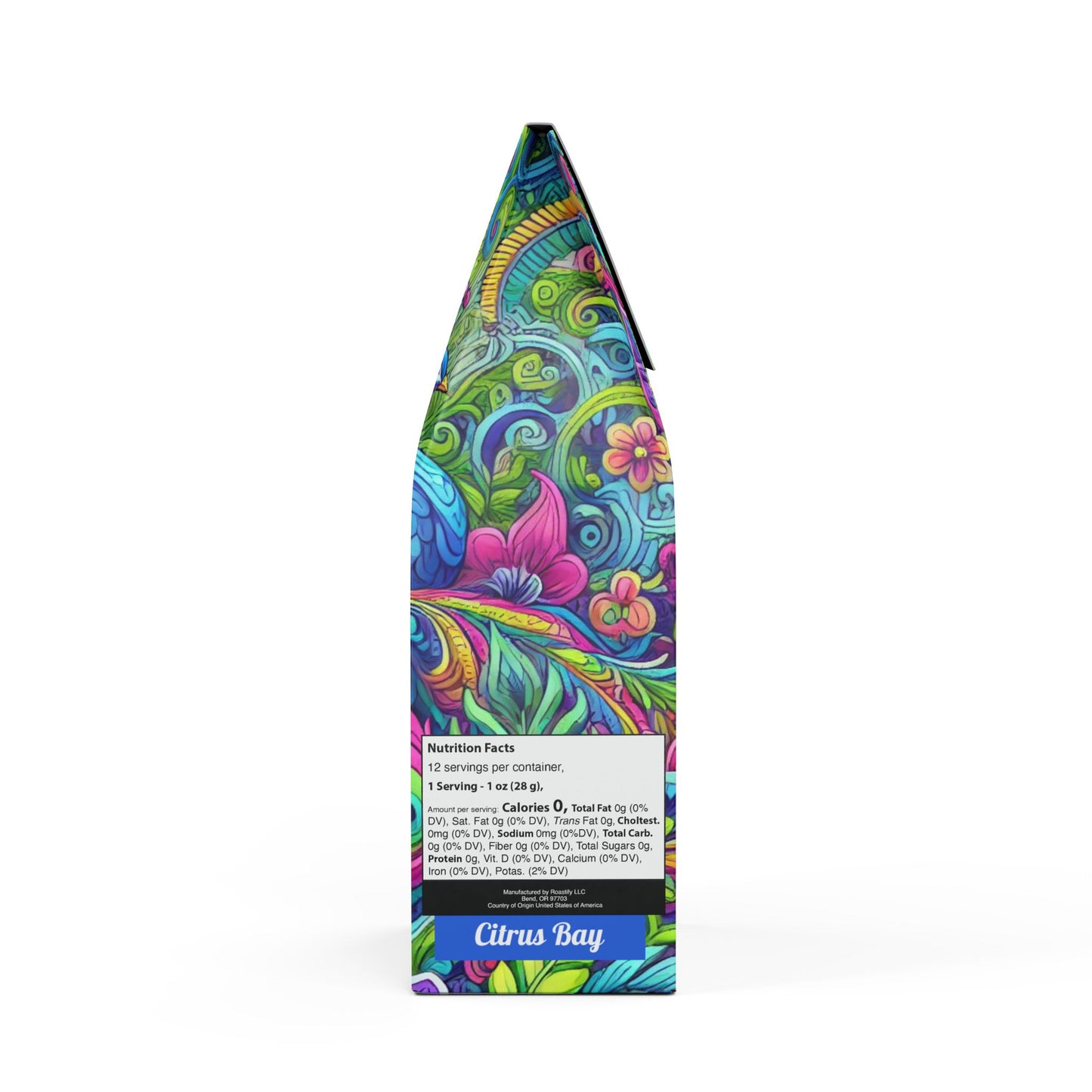 Citrus Bay Blend™ (Medium Roast) Specialty Grade Craft Coffee / Rainforest Peacocks Pop
