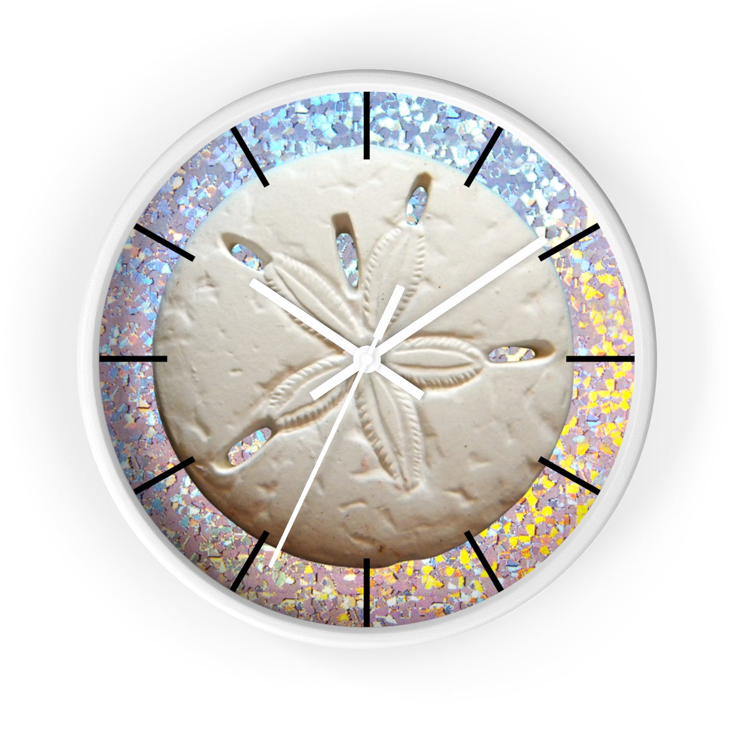 Wall Clock, Disco Sand Dollar, Hands/Base Variants