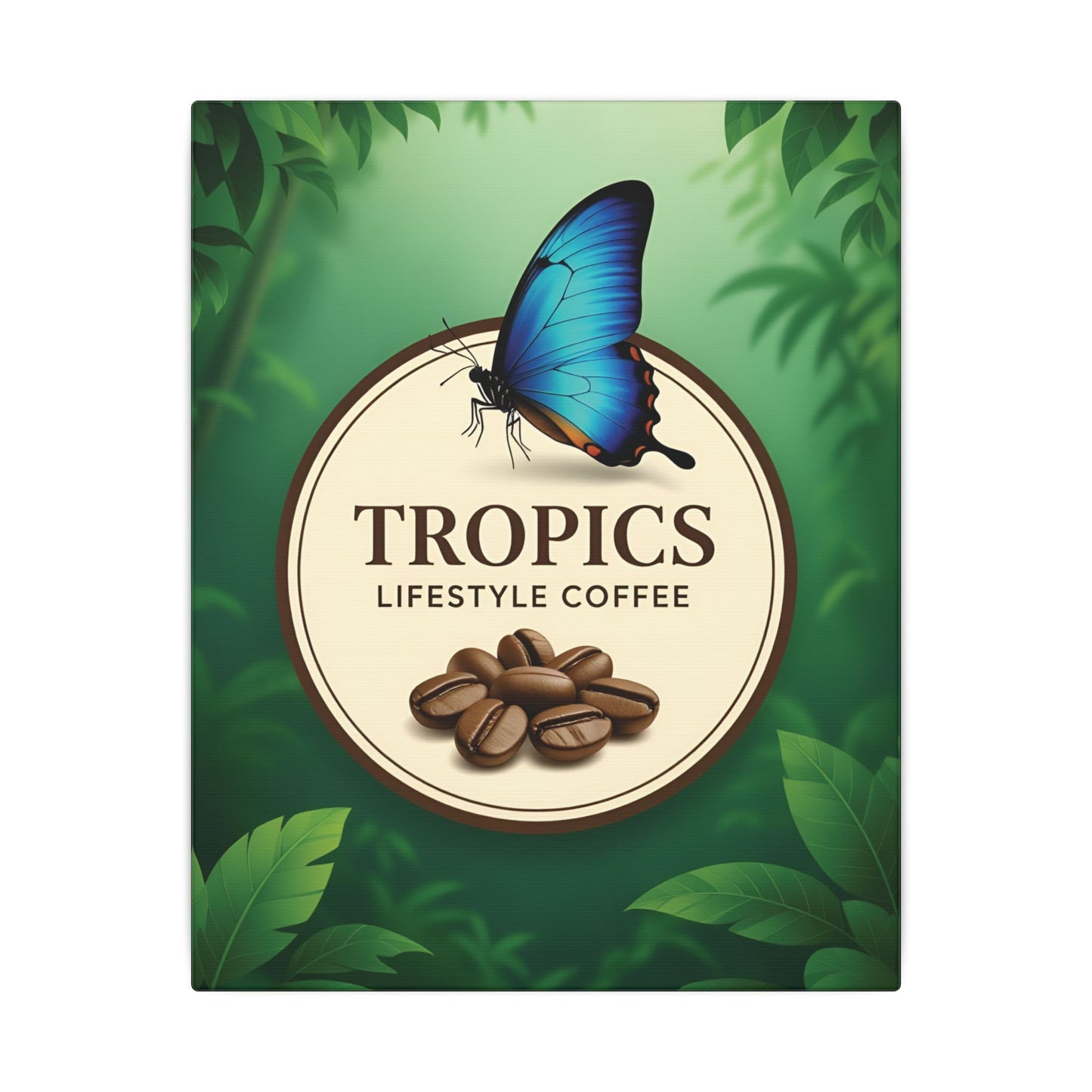 Tropical Wall Art — Butterfly & Beans, Tropics Lifestyle Coffee