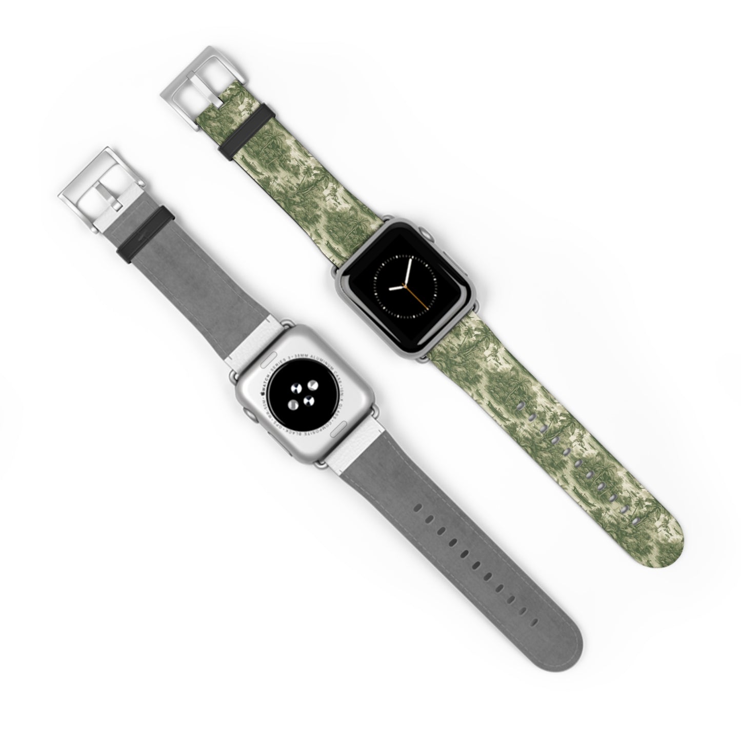 Apple Watch Band - Tropical Toile, green