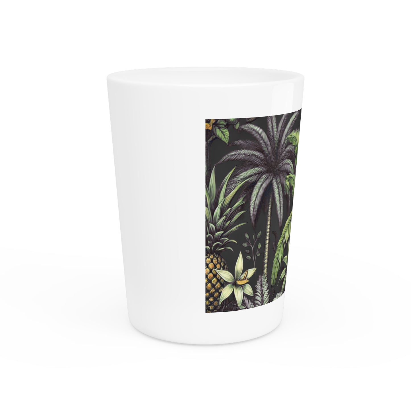 Shot Glass - Tropical Fruit, Black
