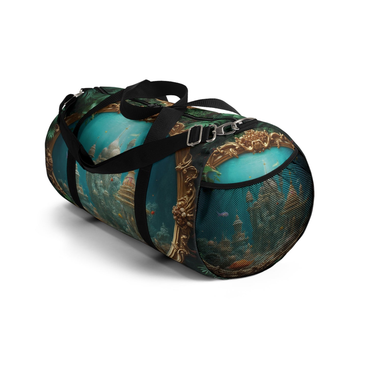 Tropical Duffel Bag - Perfect for Travel and Gym / Mermaid Palace, Aegean Sea