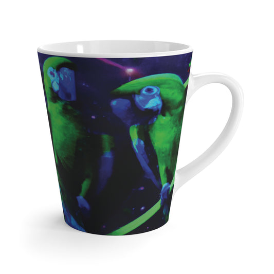 Latte White Mug - Perfect for Coffee Enthusiasts / Galactic Parrot