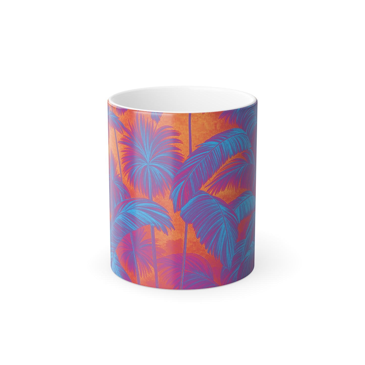 Color Morphing Mug, 11oz, Palm Serenity Heatwve