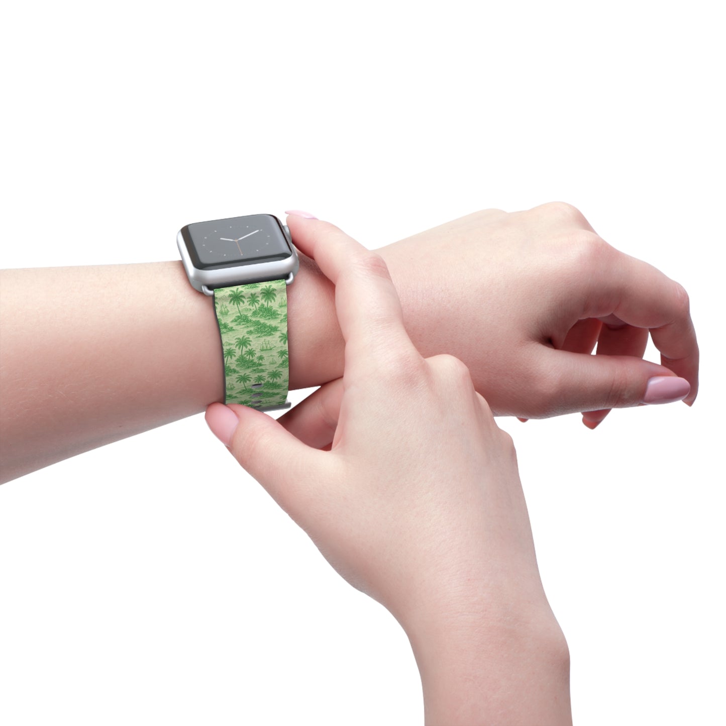 Apple Watch Band - Faraway Toile, Green