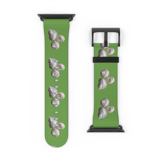 Apple Watch Band - Nautilus Shell Trio, green