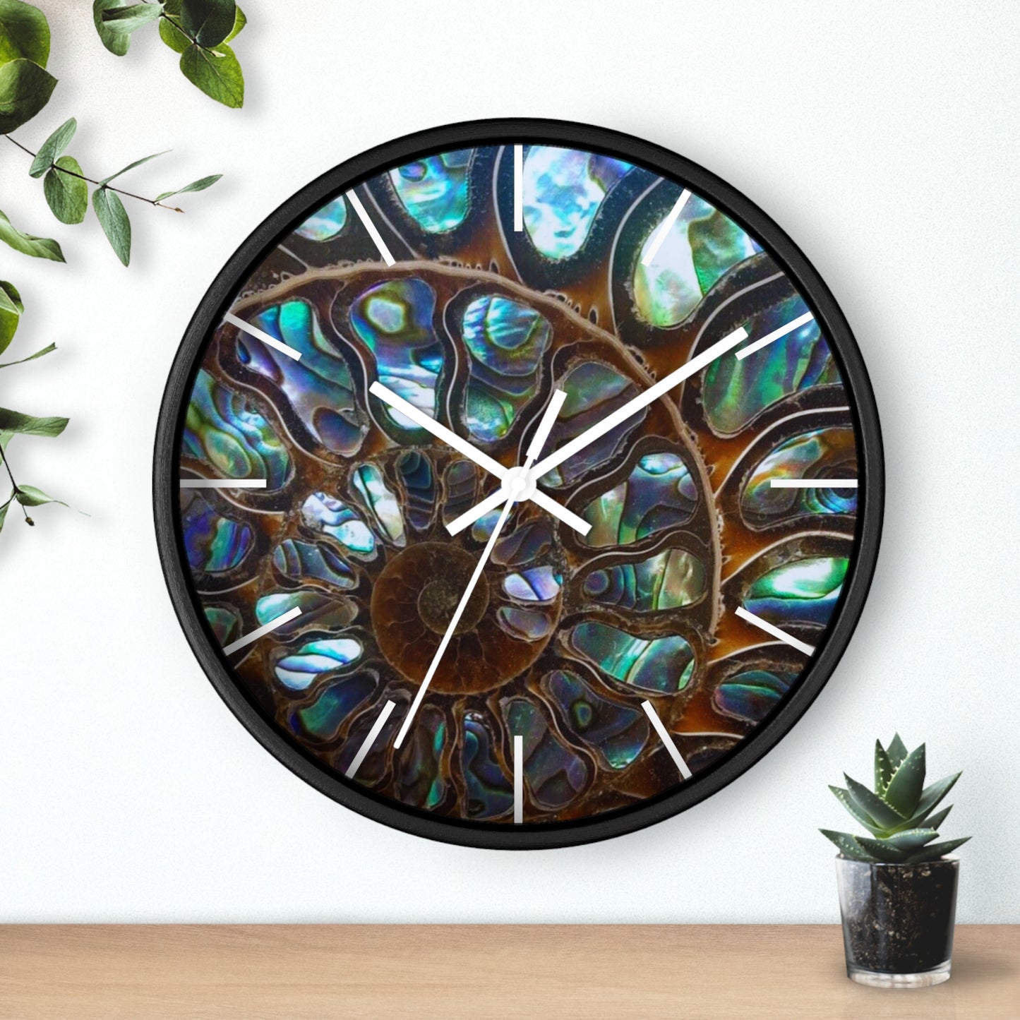 Wall Clock, Ammonite & Ablaone, Hands/Base Variants