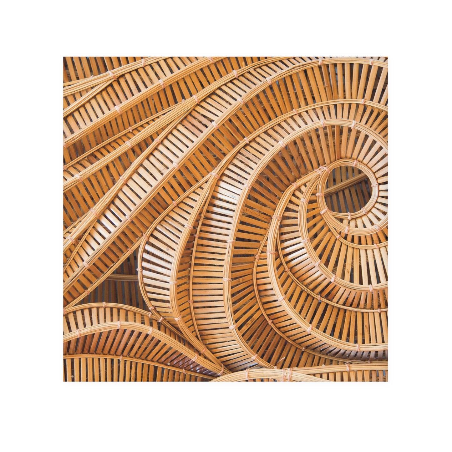 Face Towel - Natural Bamboo Spiral