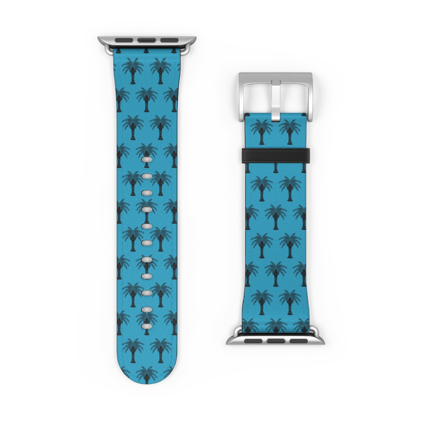 Apple Watch Band - Art Deco Palm, Repeat Turquoise