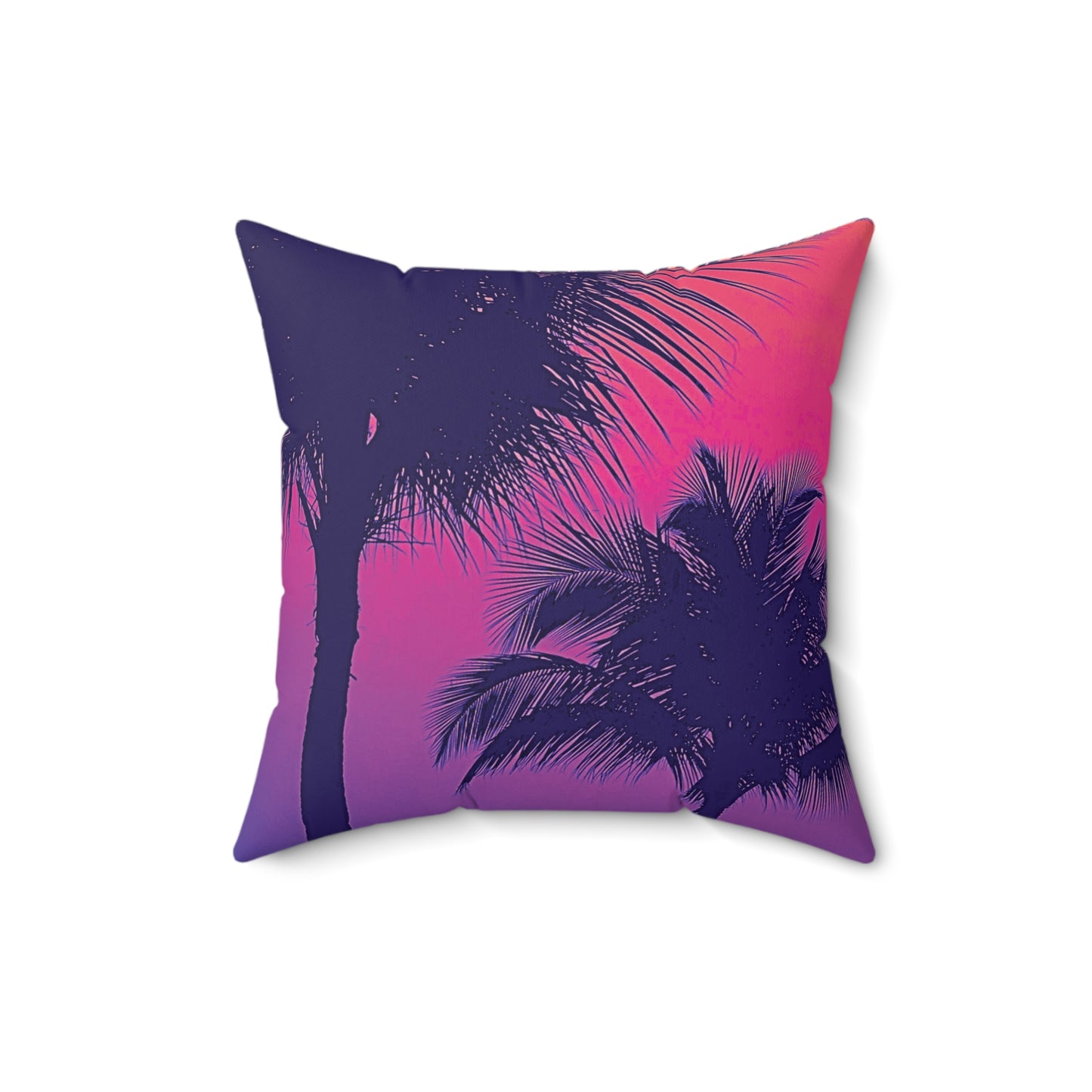 Decorative Pillow - Accent Cushion, 4 Sizes / Palm Glow Pop
