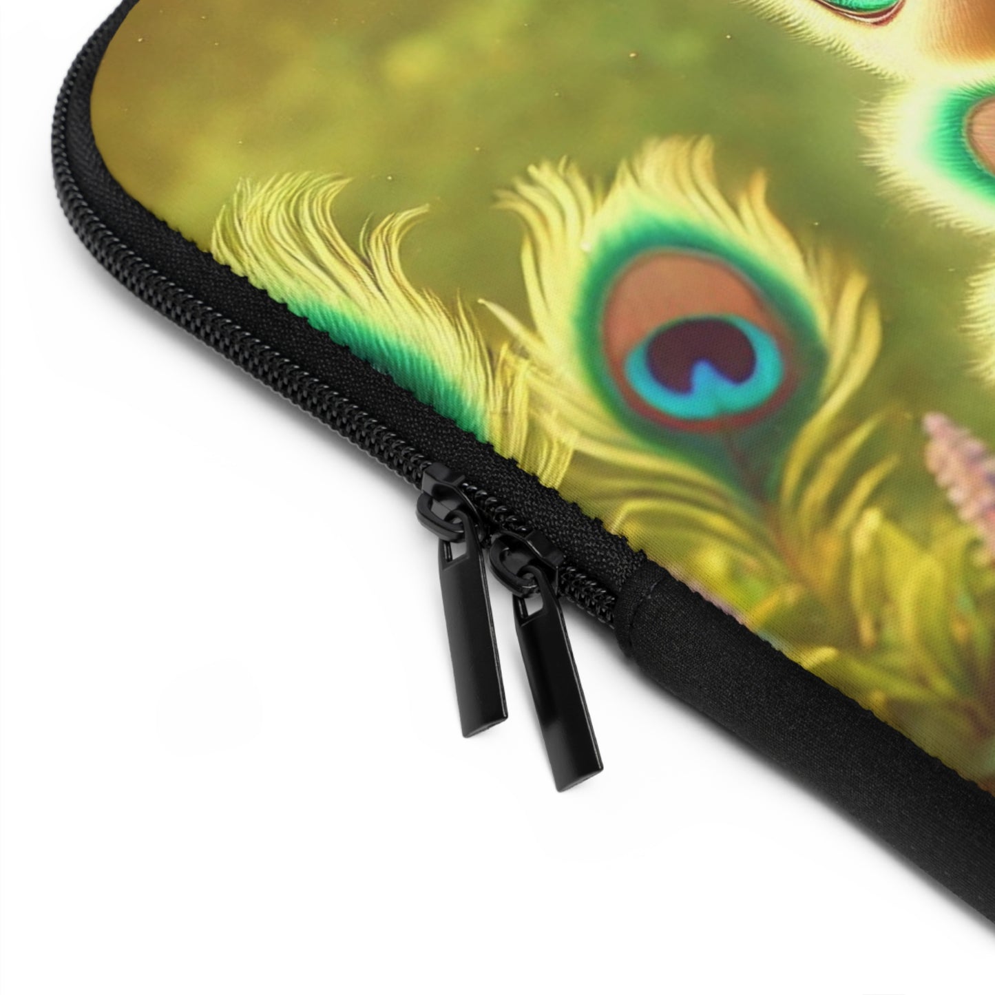 Tropical Laptop Sleeve, 5 Sizes - Perfect for Rainforest Lovers & Students / Baby Peacock