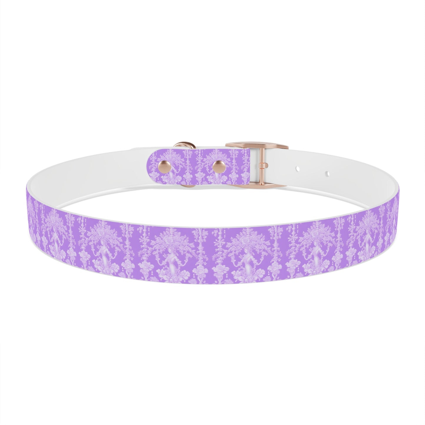 Dog Collar - Pearl Lady Toile, purple