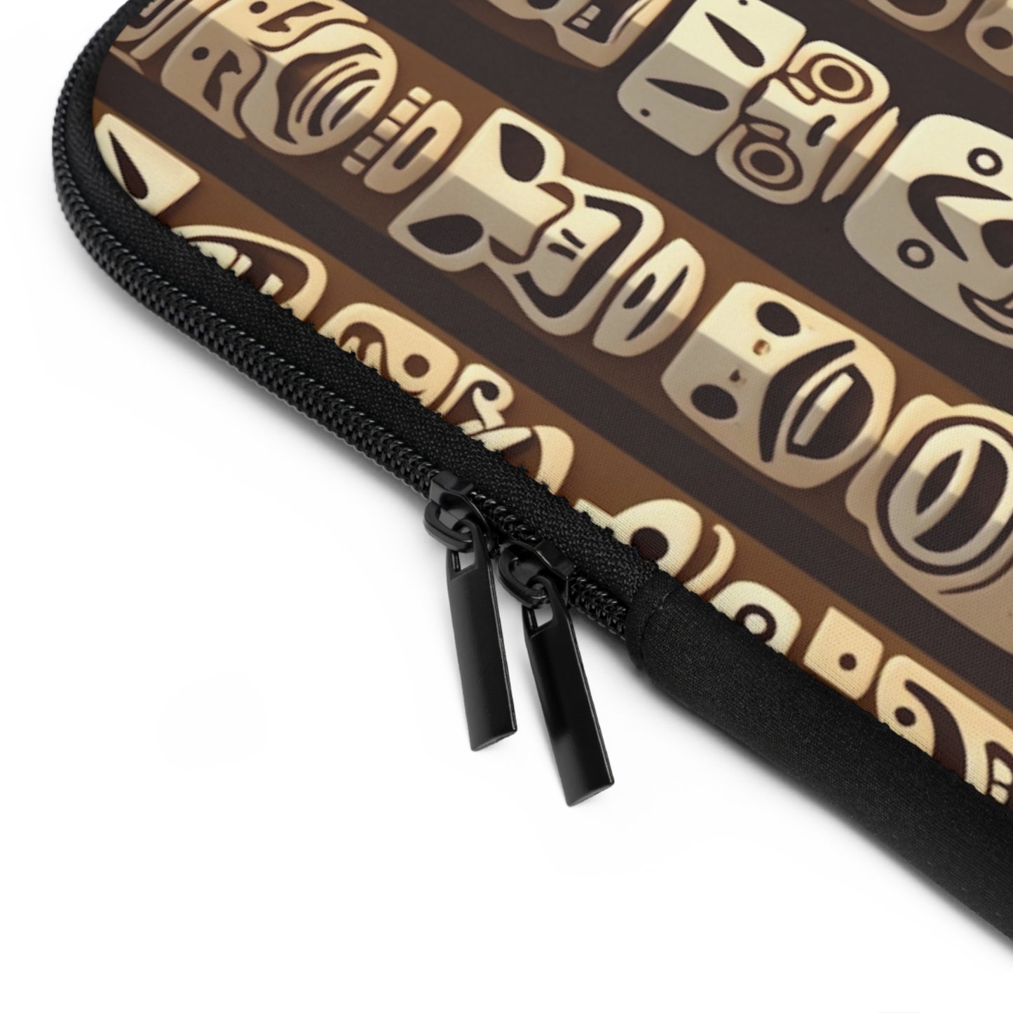 Tropical Laptop Sleeve, 5 Sizes - Perfect for Ocean Lovers & Students / Funny Tiki Totems