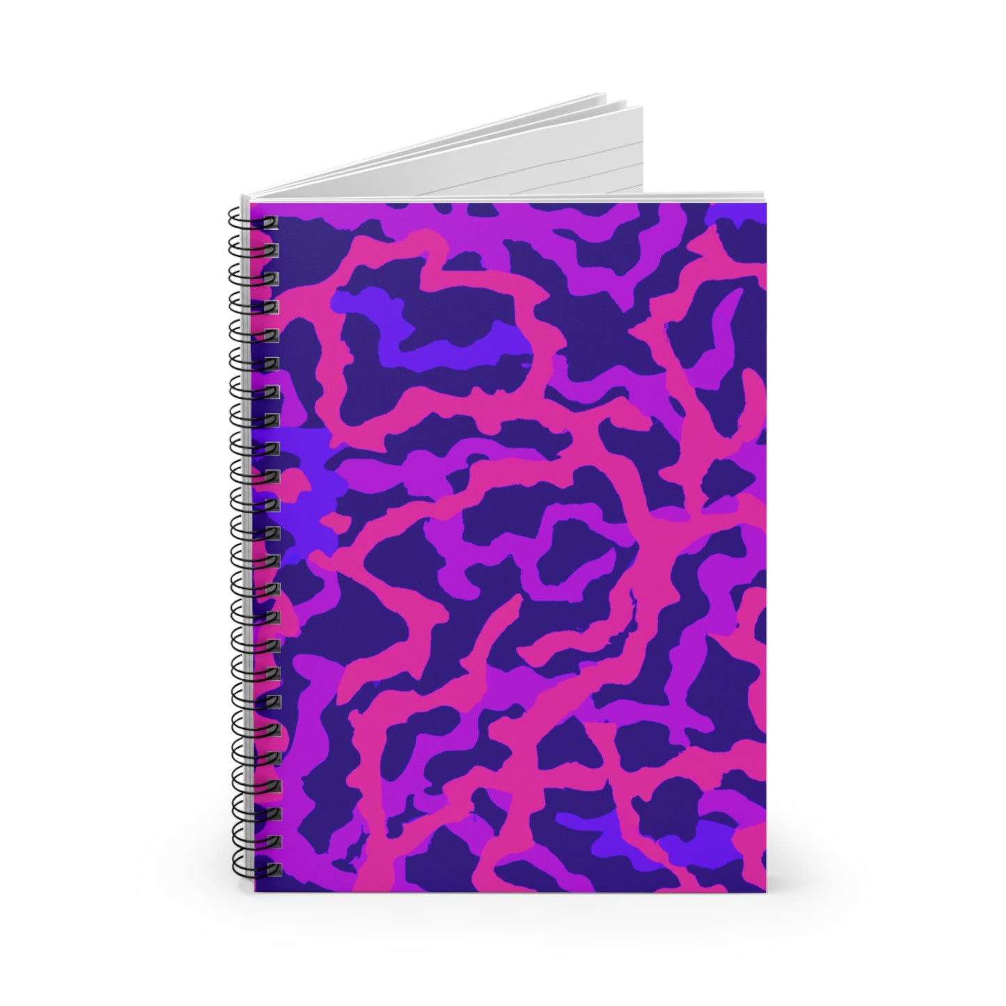 Spiral Notebook - Coral Threads/Heatwave