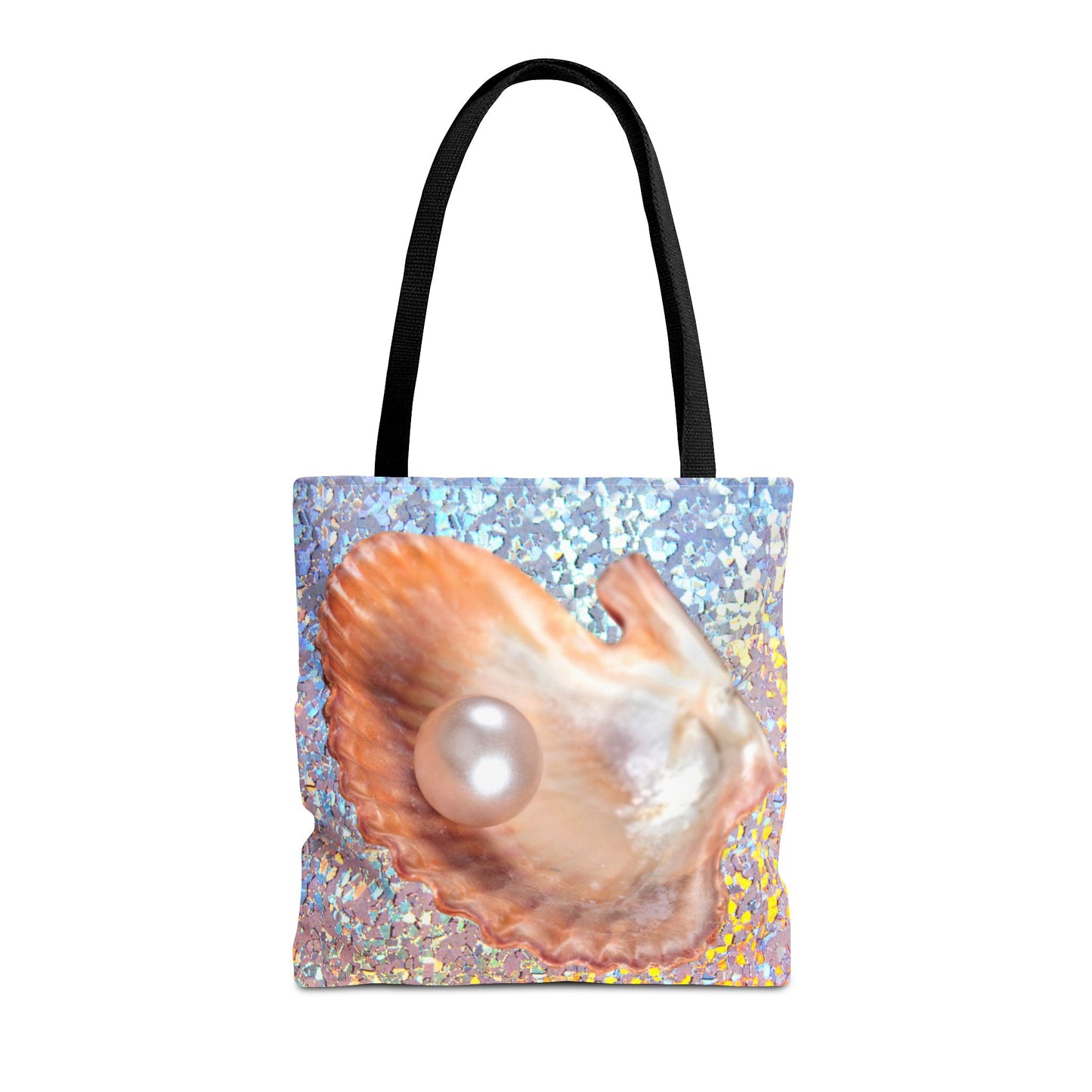 Disco Peach Pearl & Shell Tote Bag - 3 Sizes