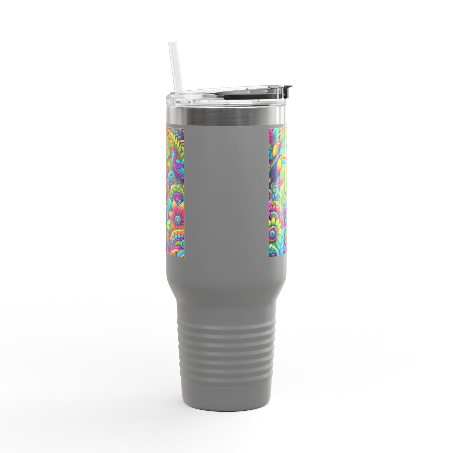 Insulated Travel Mug, 40oz / Rainforest Music - Perfect for Outdoor Adventures