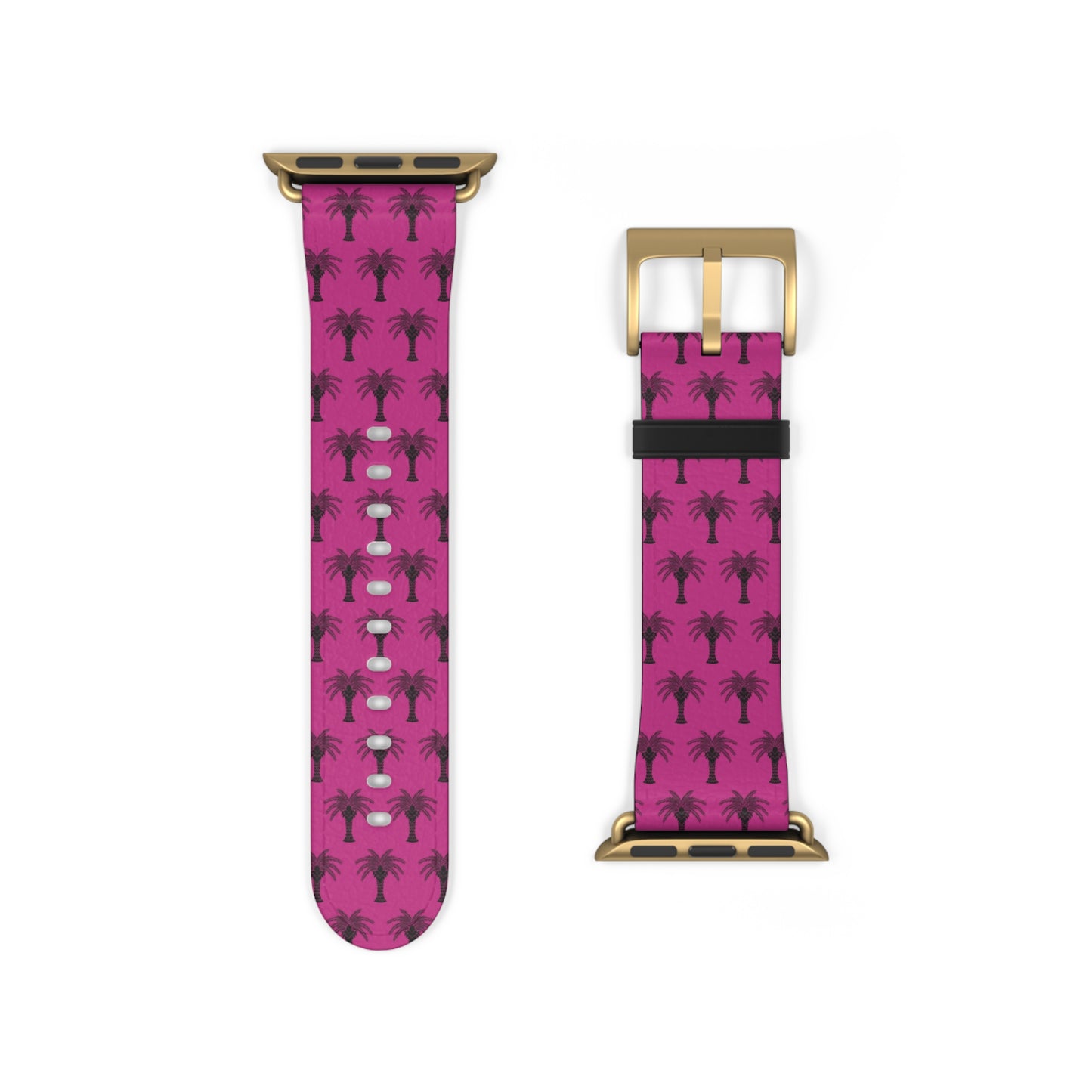 Apple Watch Band - Art Deco Palm, Repeat Pink