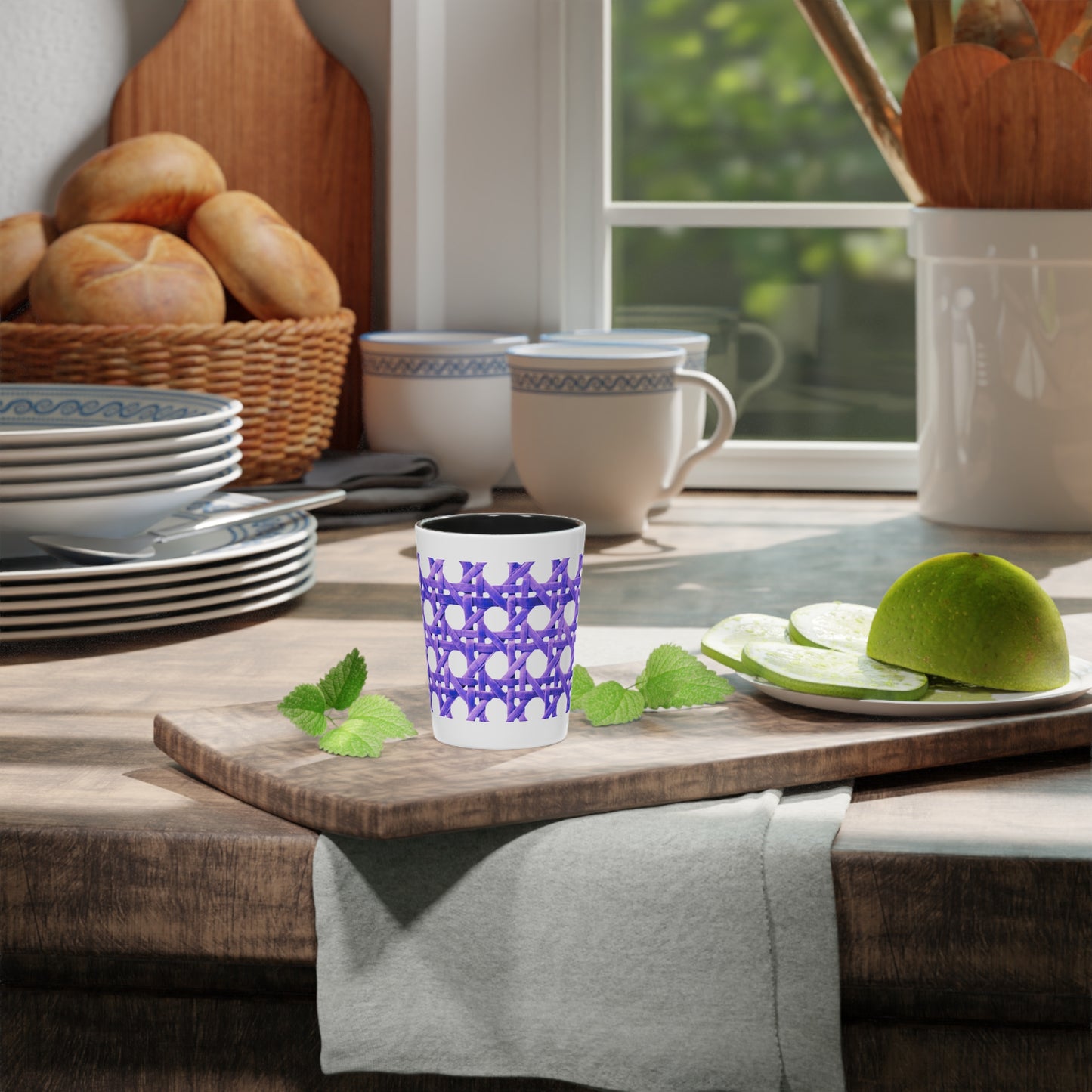 Shot Glass - Beach Chair Wicker, Amethyst