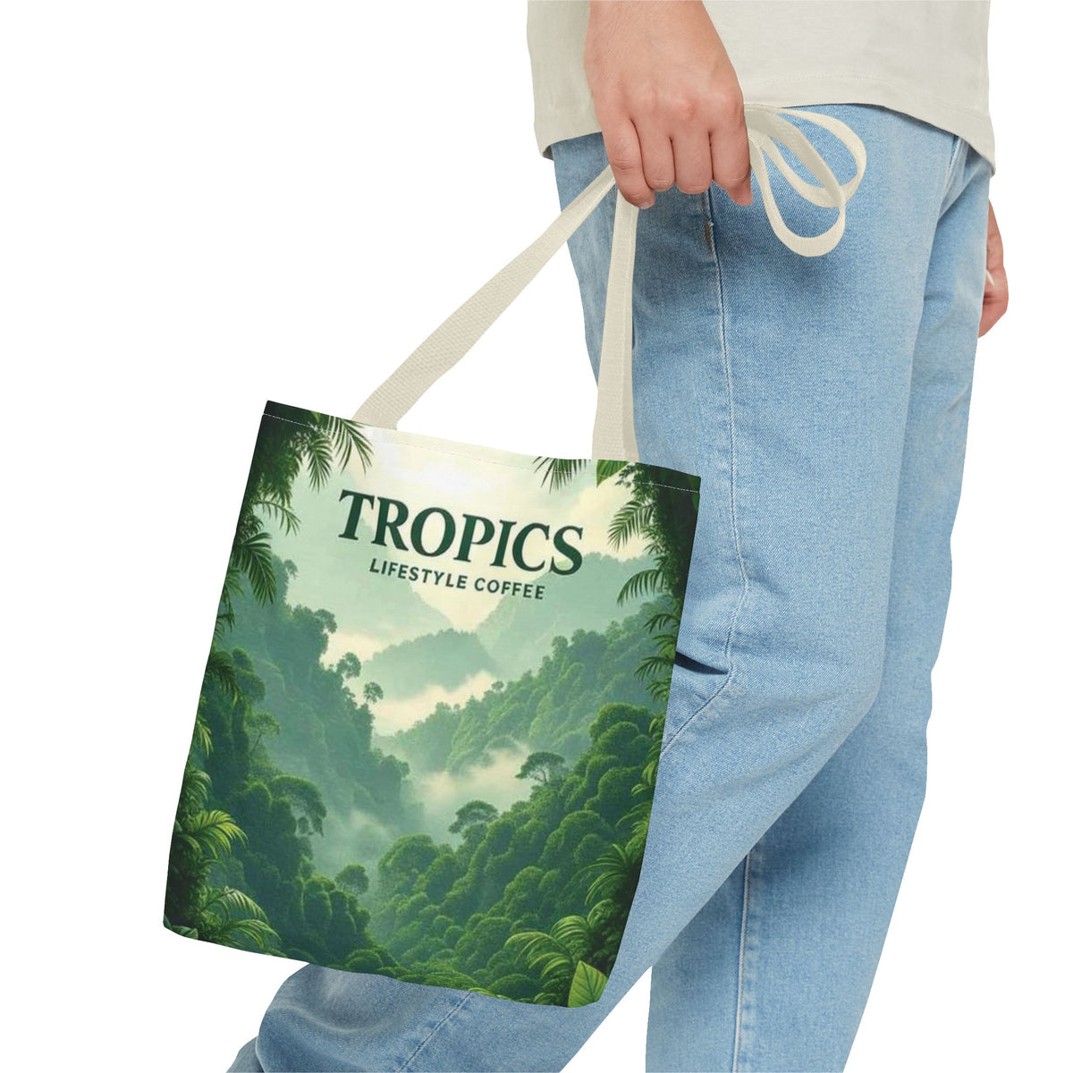 Rainforest Vistas Coffee Tote Bag - 3 Sizes