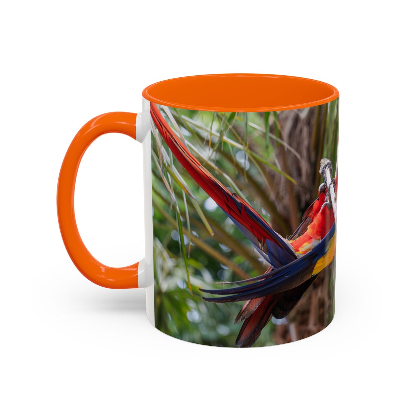 Parrot Accent Coffee Mug (11, 15oz), 8 Colors - Perch Up!