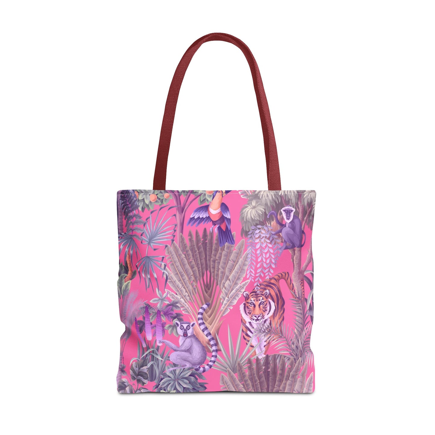 Tiger Haven, Pink Tote Bag - 3 Sizes