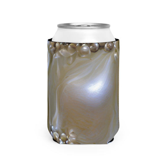 Fantasy Natural Pearl Luster Can Cooler Sleeve - Perfect for Outdoor Picnics