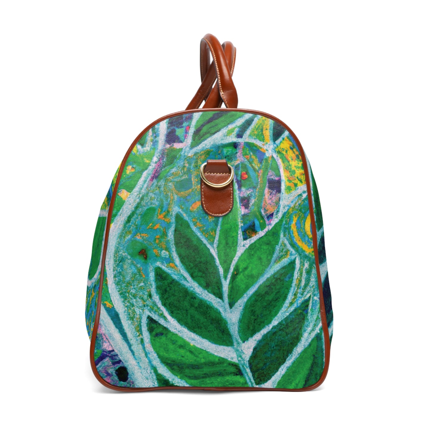 Tropical Waterproof Travel Bag - Perfect for Beach Getaways / Amazon Whimsy, Green