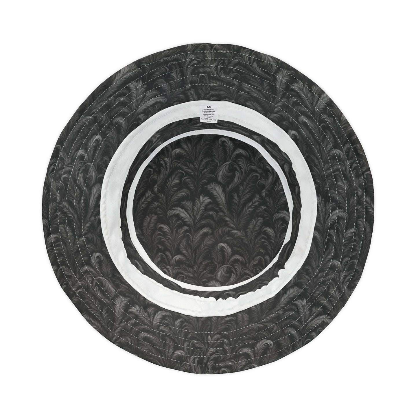 Tropical Polyester Bucket Hat, 2 Sizes - Rocco Noir