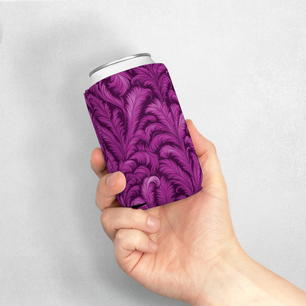 Rocco Hot Pink Can Cooler Sleeve - Perfect for Outdoor Picnics