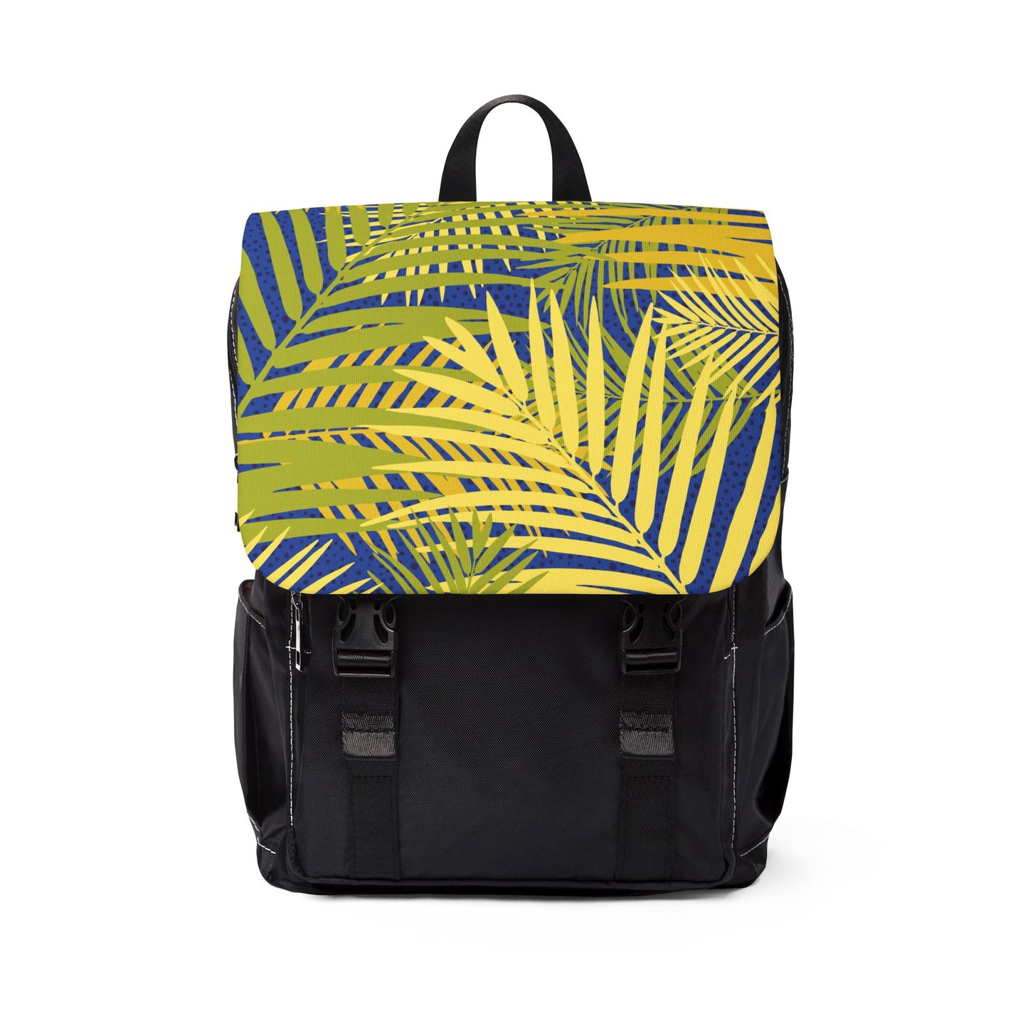 Tropical Casual Backpack - Perfect for Everyday Adventures / Gold Palms