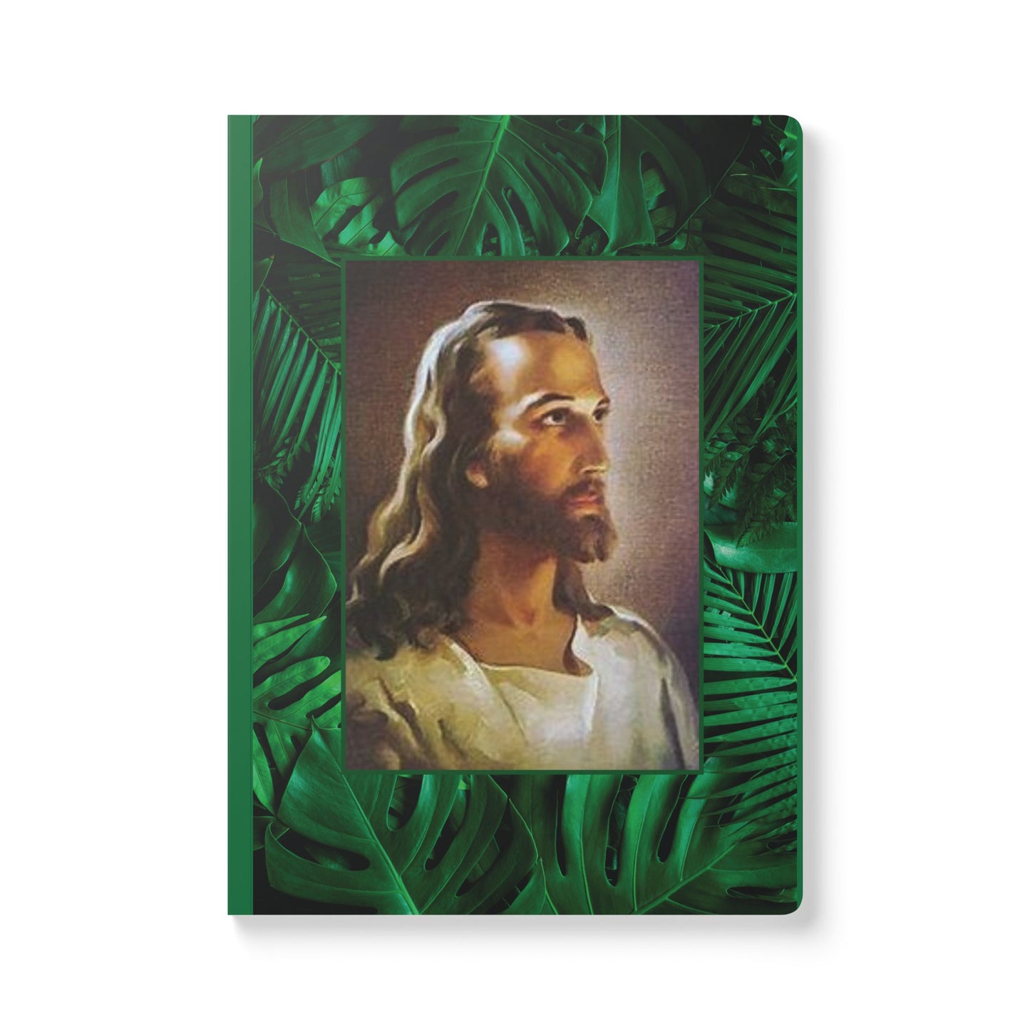 Religious Softcover Journal - Tropical Rainforest Head of Christ