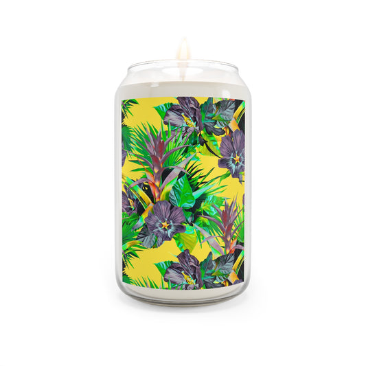 Scented Candle, 13.75oz - Plant-Palooza, yellow