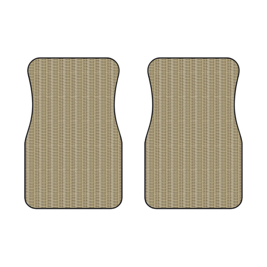 Flat Wicker Beach Weave, Car Floor Mats - SET of 2