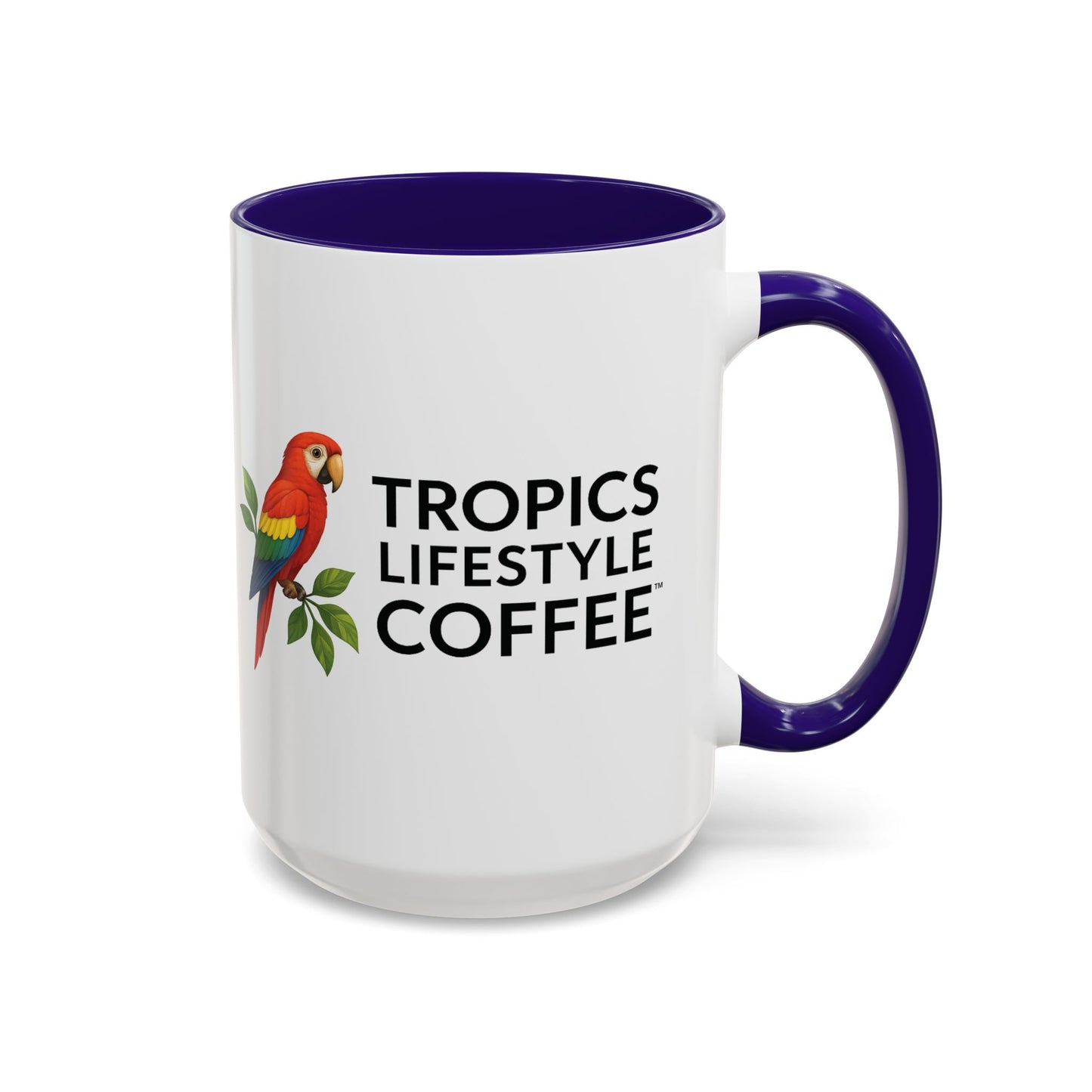 Tropics Lifestyle Coffee Mug — Colorful Parrot 11oz