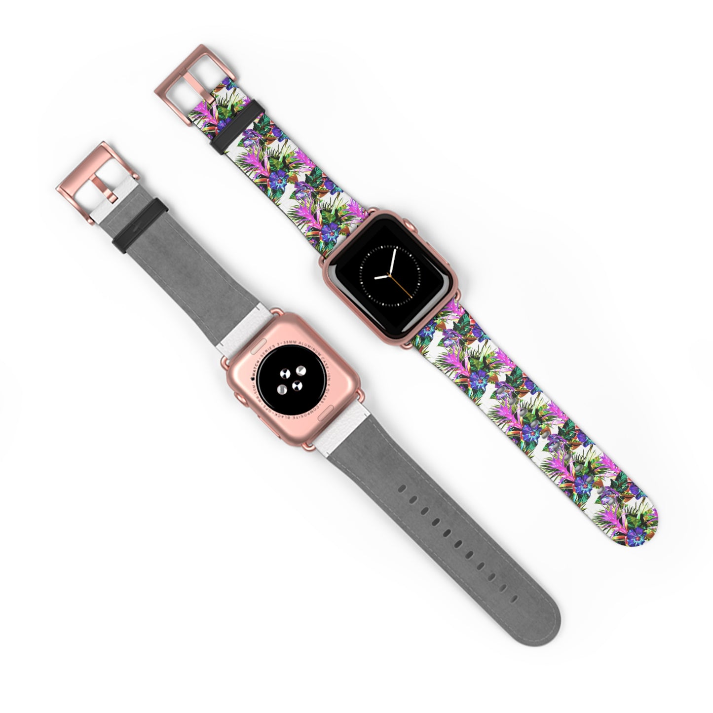 Apple Watch Band - Plant Palooza, white