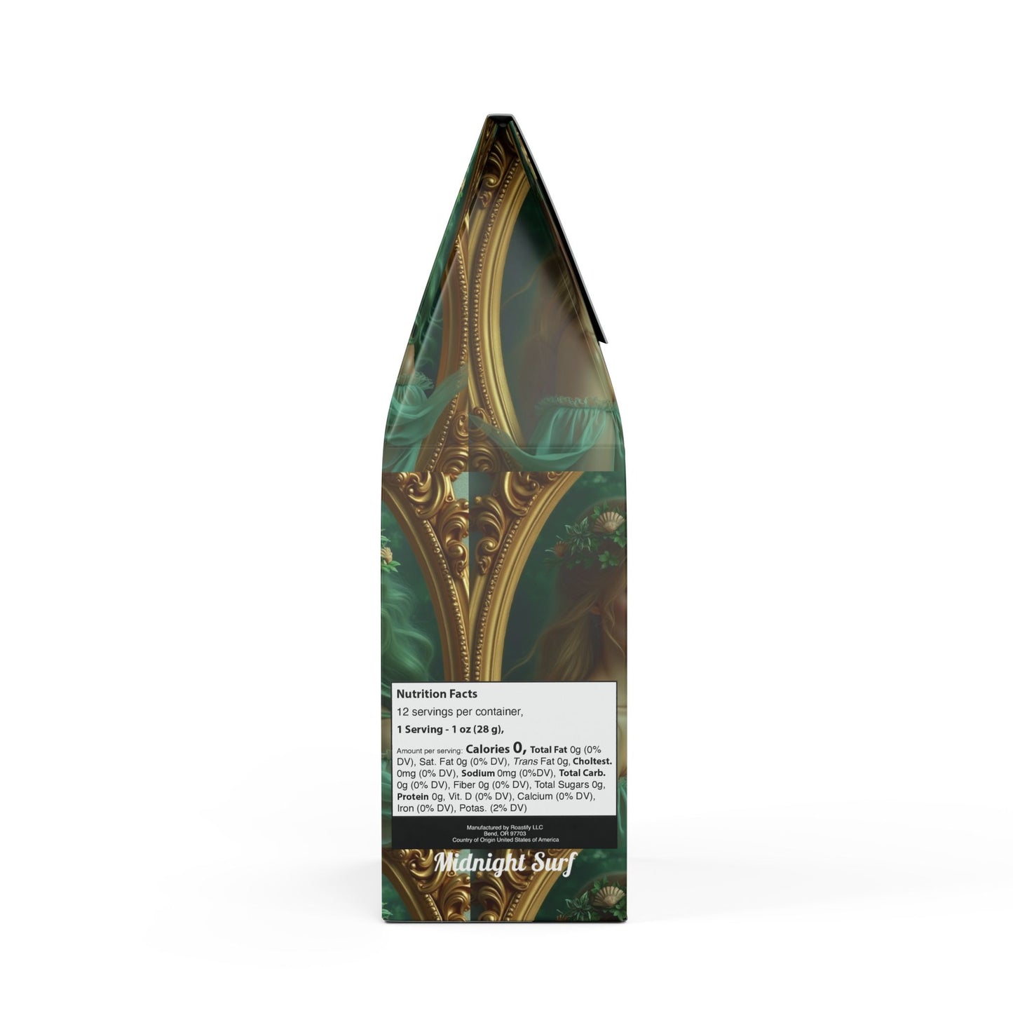 Midnight Surf Blend™ (Medium-Dark Roast) Specialty Grade Craft Coffee / Framed Mermaid Sisters