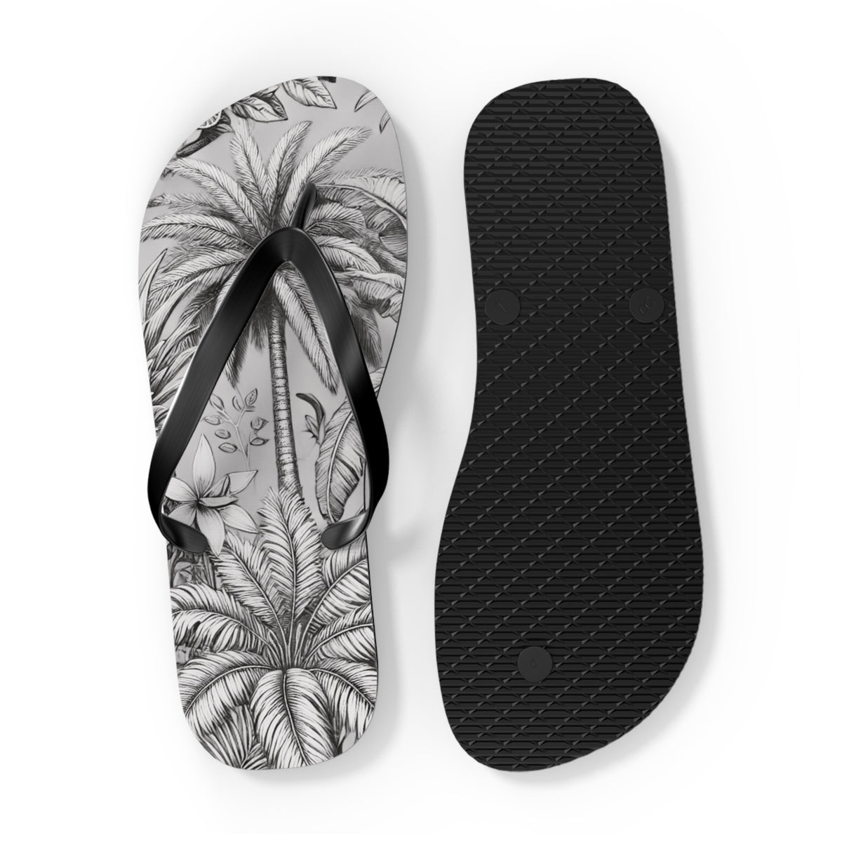 Flip Flops - Tropical Fruit, Newspaper
