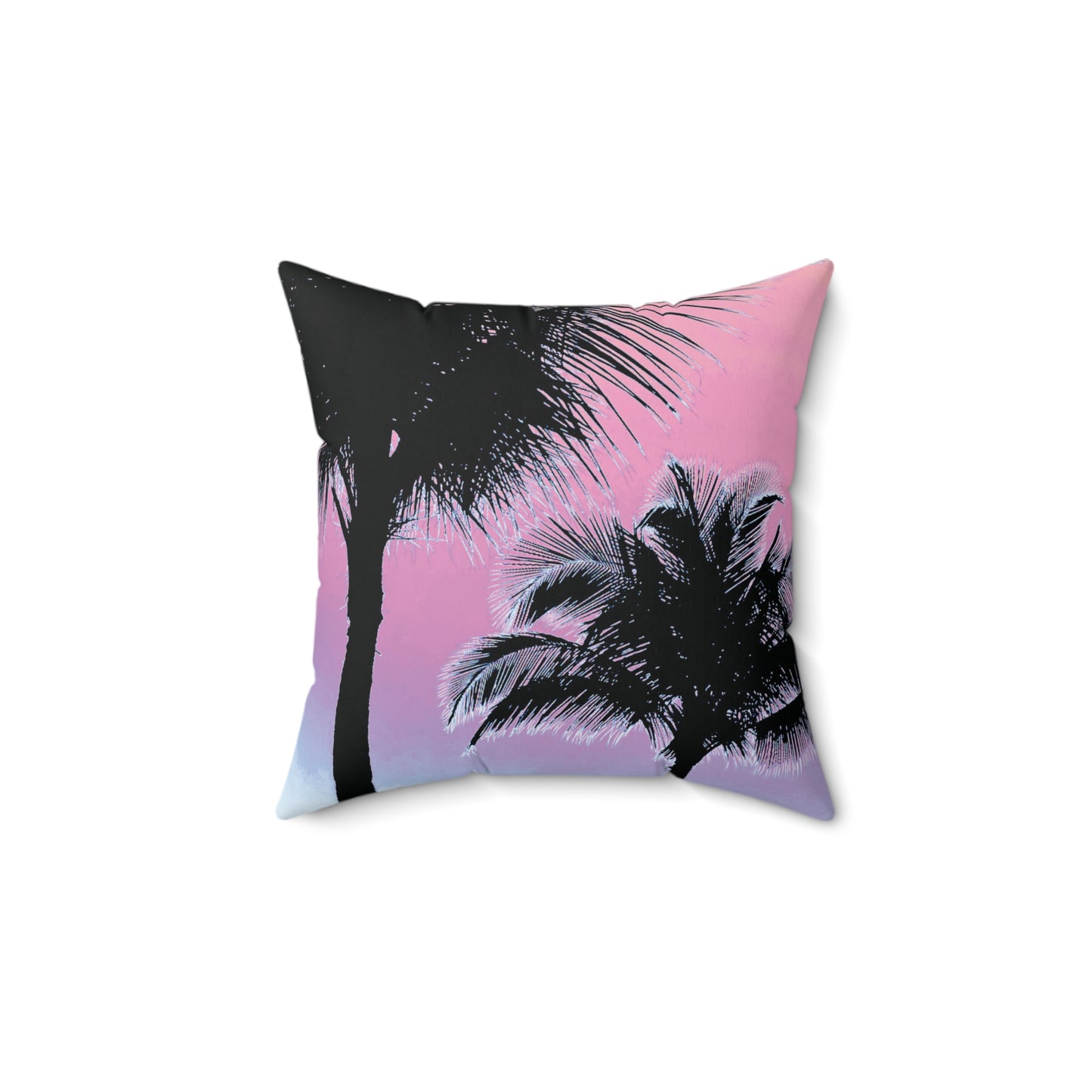 Decorative Pillow - Accent Cushion, 4 Sizes / Palm Glow Pastels