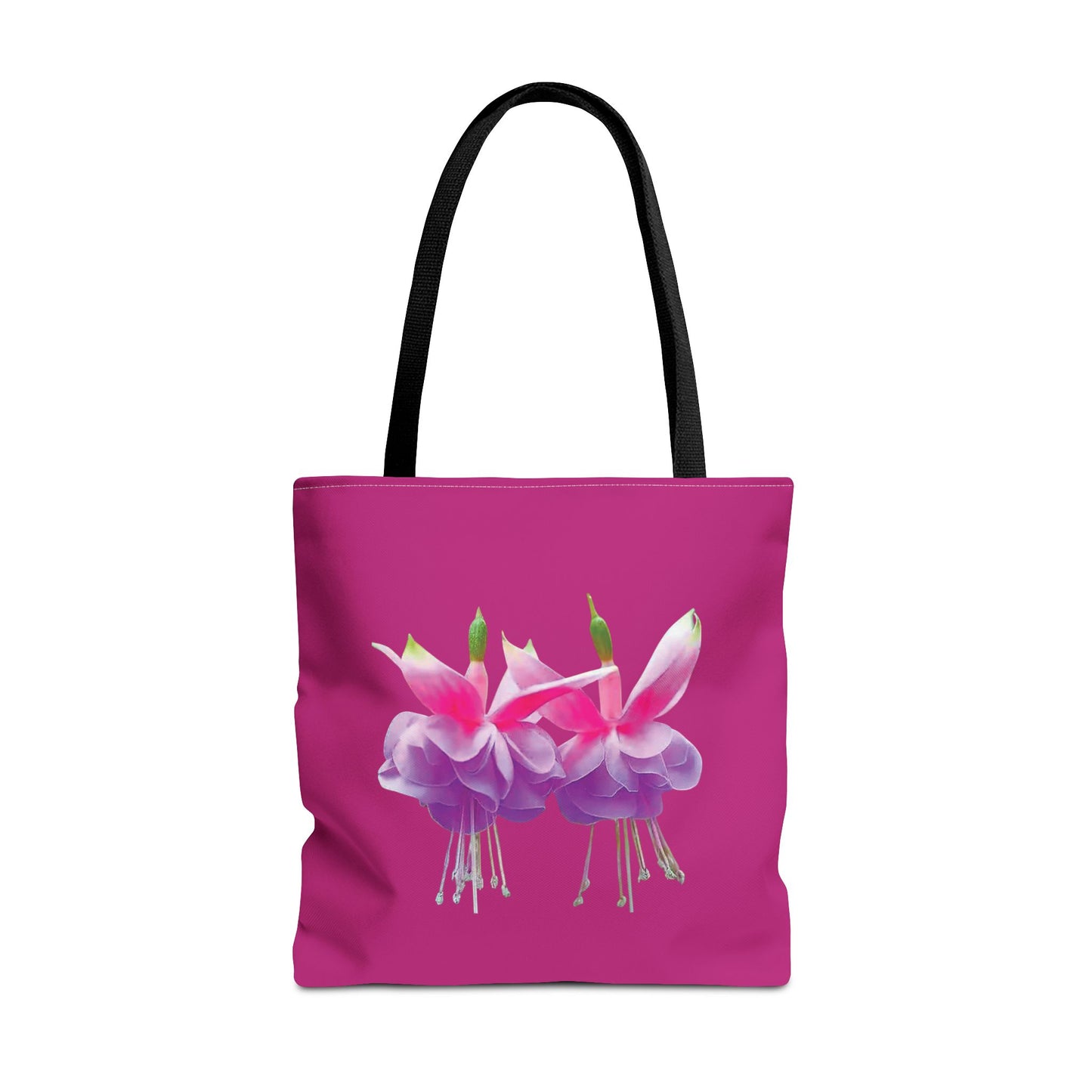 Tropical Real Two Fuchsias/Pink Tote Bag - 3 Sizes