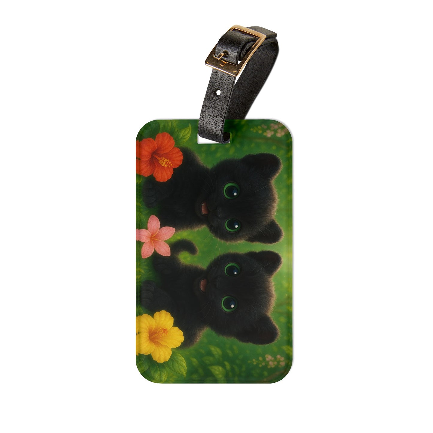 Luggage Tag - Baby Black Panthers