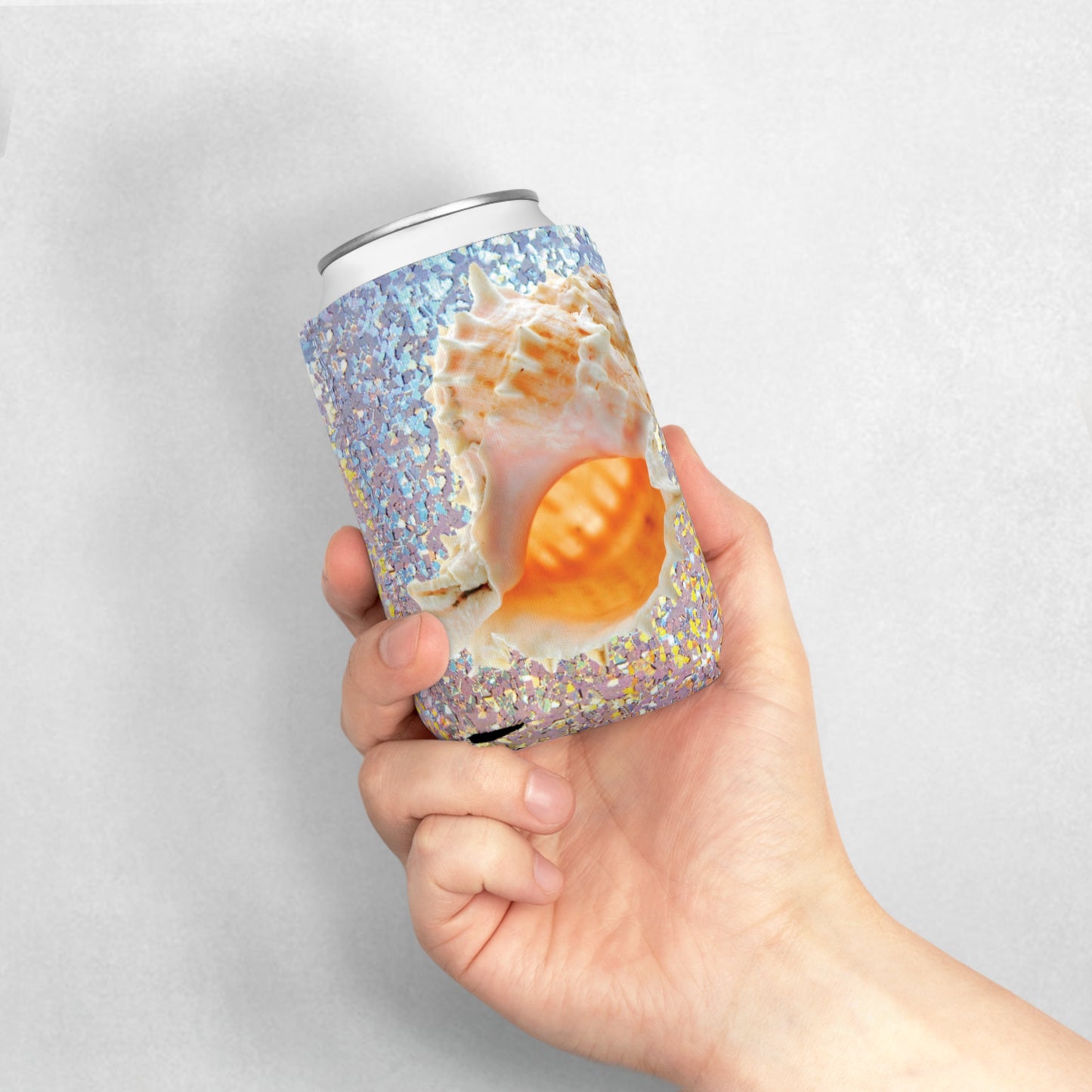 Disco Conch Shell Can Cooler Sleeve - Perfect for Outdoor Picnics