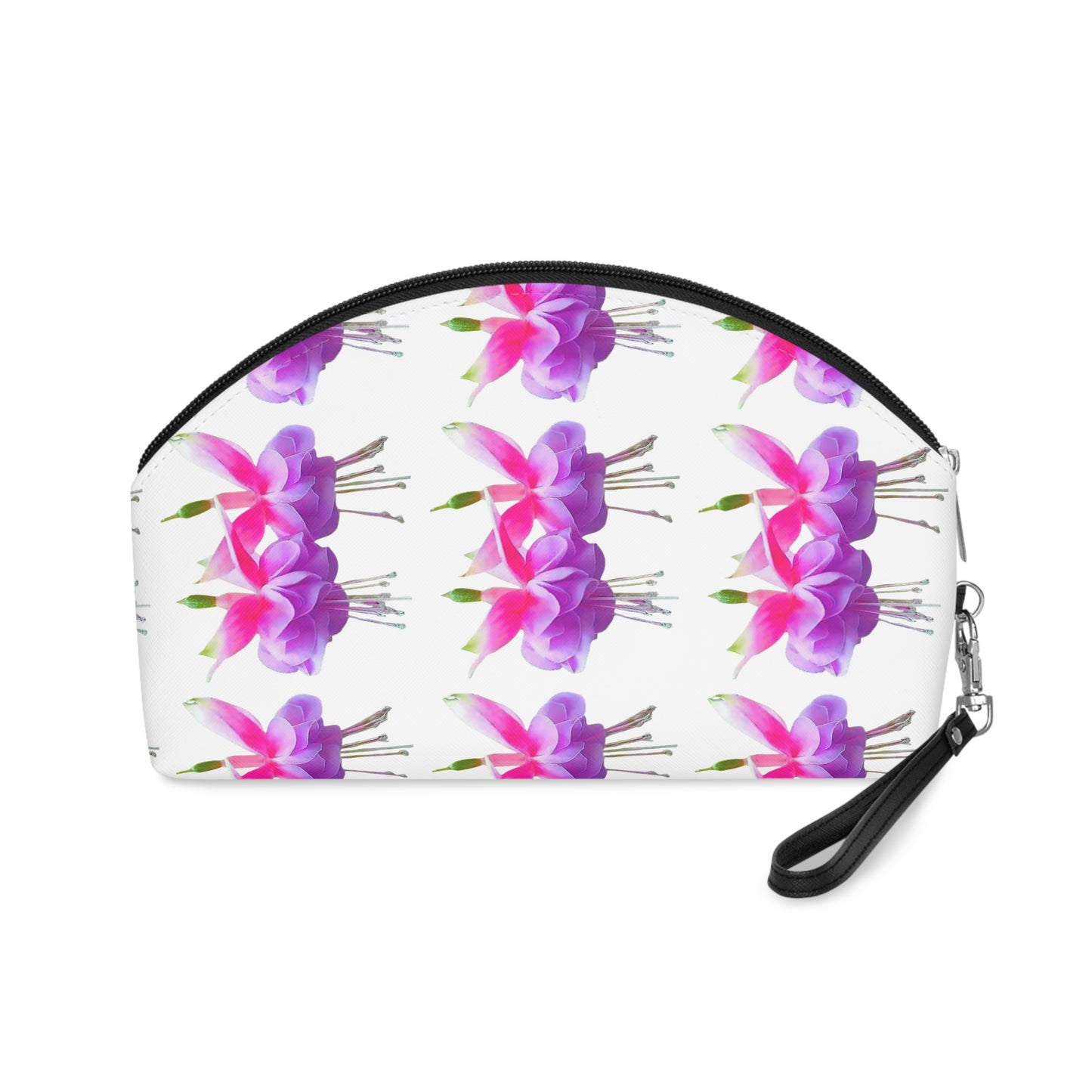 Makeup Bag - Two Purple Fuchsias